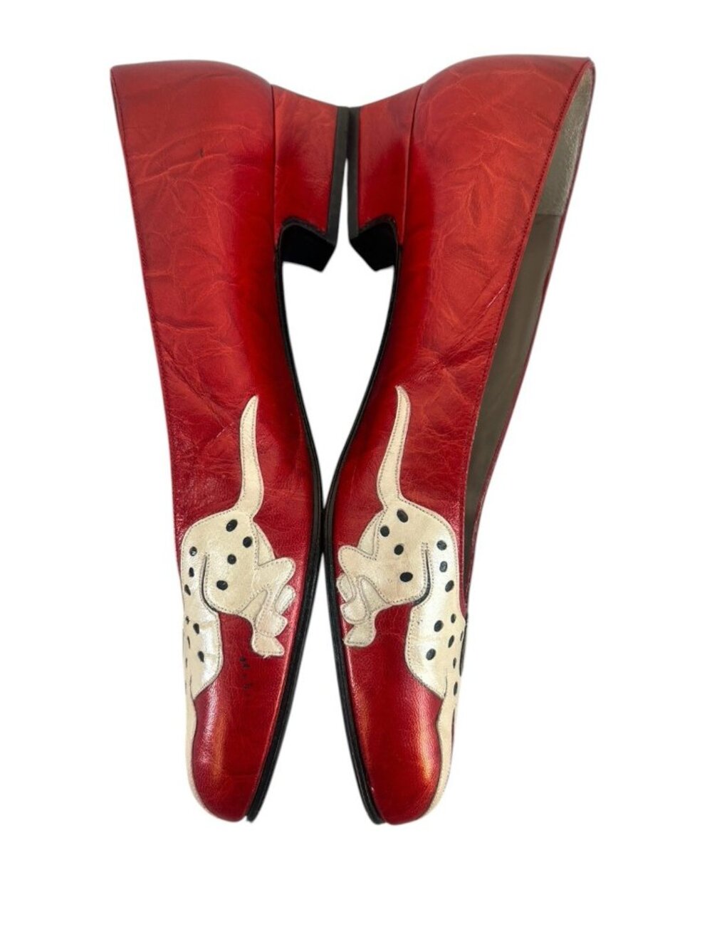 vtg 80' Margaret J Novelty Pumps Animal Applique Collection Low Heel  Sz 6.5 M - Picture 3 of 11